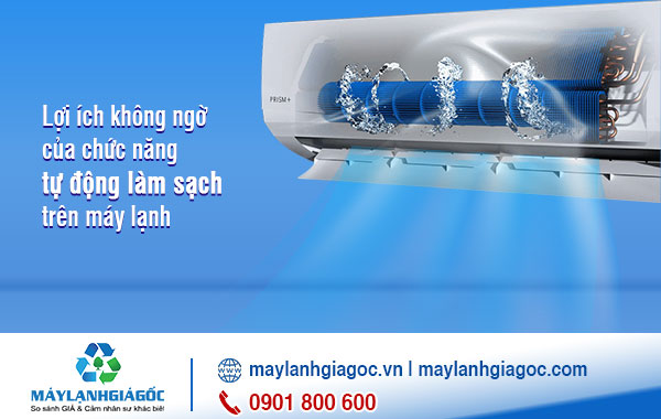 Lợi ích không ngờ của chức năng tự động làm sạch trên máy lạnh